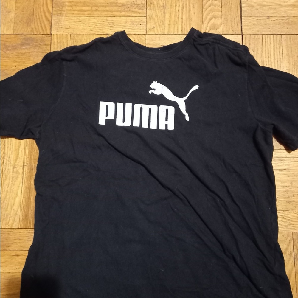 Puma Black Graphic Tee